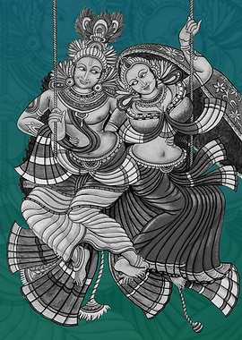 KRISHNA AND RADHA LOVE
