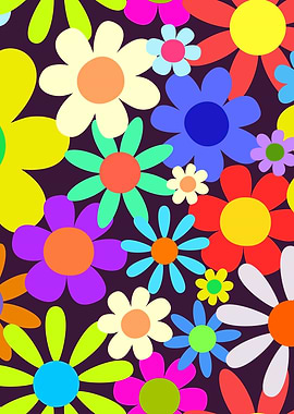 Sixties Retro Florals