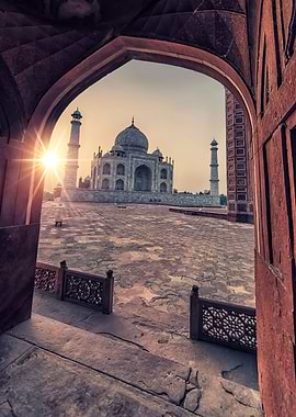 Morning Light In Agra