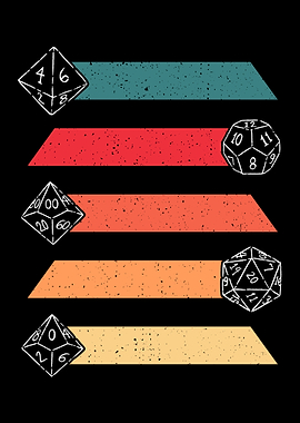 Vintage RPG Dice