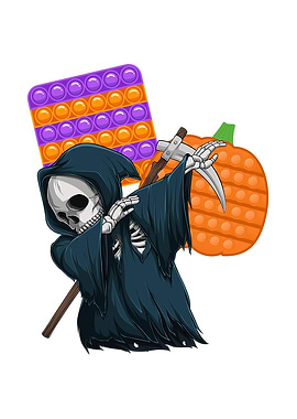 halloween dabbing reaper