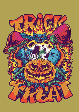 Trippy trick or treat Hall