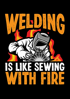 Welding with fire
