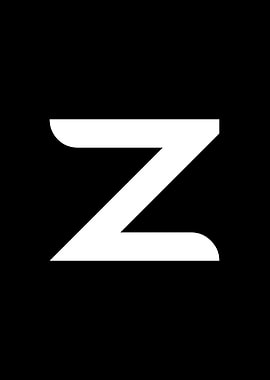 Tesla Font Letter Z
