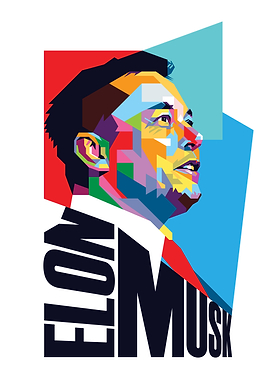 Elon Musk Pop Art