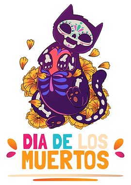 day of the dead cat