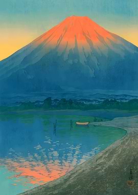 Lake Yamanaka and Mt Fuji