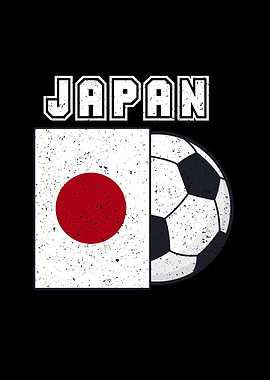 Japan Soccer Team Flag