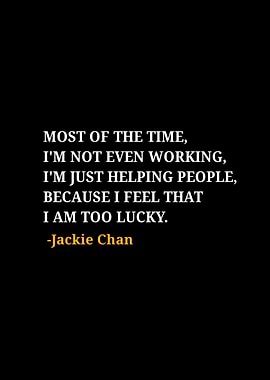 Jackie Chan quotes