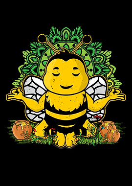 Yoga Lover Meditation Bee