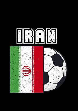 Iran Soccer Team Flag Gift