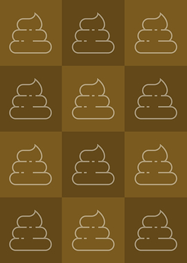 Poop Icons Art Yellow 1
