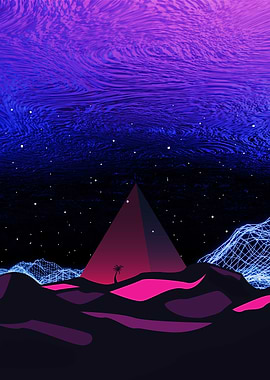 Vaporwave Pyramid