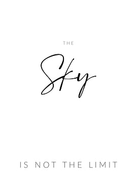 The sky is not the limit