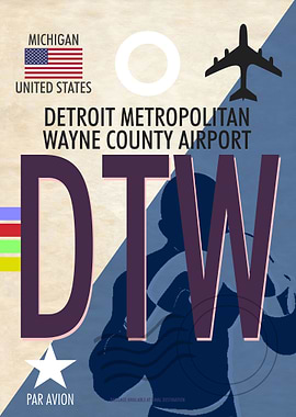 DTW DETROIT AIRPORT USA