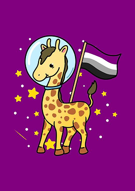 Asexual Giraffe Ace Pride