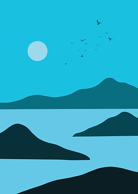 Scenery of the Mountain