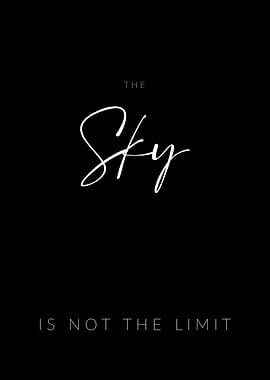 The sky is not the limit