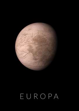 Europa the moon of Jupiter
