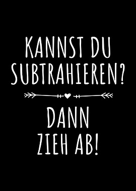 Kannst Du Subtrahieren