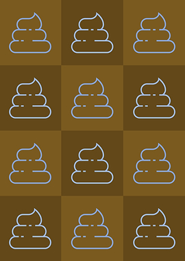 Poop Icons Art Yellow 2