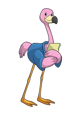 Flamingo Secretary Notepad