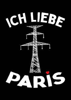 Ich Liebe Paris Eiffelturm