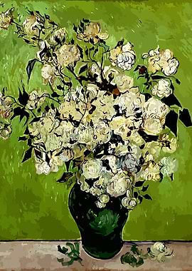 Vase of Roses