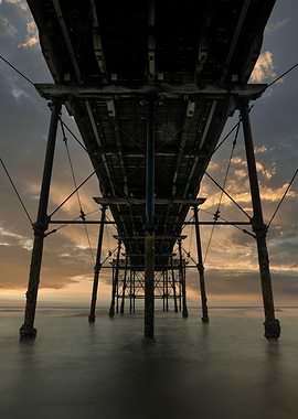 Underneath Saltburn Pier