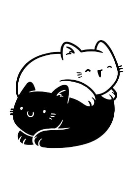 Ying Yang Cat