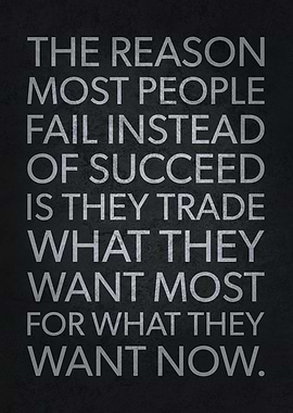 The Reason People Fail