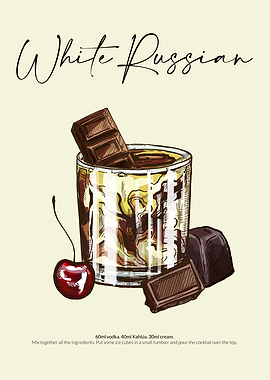 White Russian Cocktail