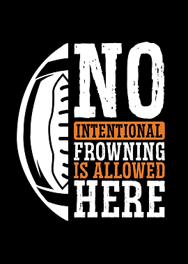 No intentional frowning