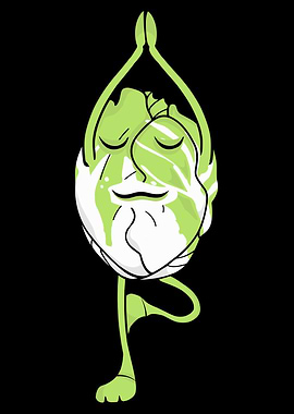 Cabbage Yoga Meditation