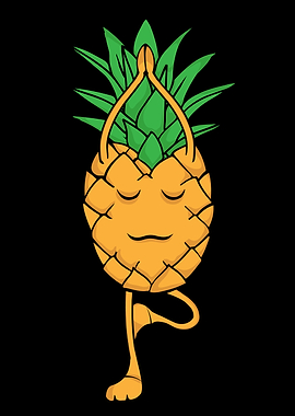 Pineapple Fruit Gift Yoga