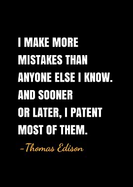 Thomas Edison quotes