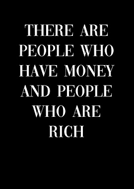 People Money Rich Quote
