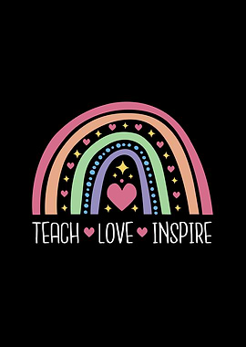 Teacher love quote design