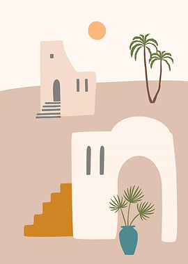 Morocco boho pastel