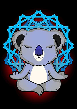Meditation Gift Koala Yoga