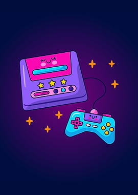 Kawaii retro video games