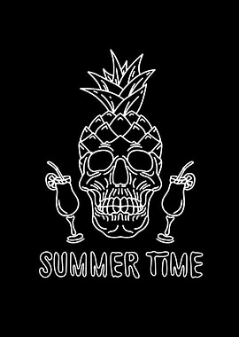 pineapple skull