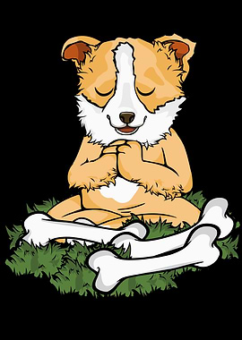 Yoga Gift Dog Owner Corgi