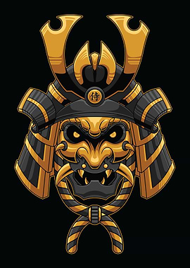 Japanese samurai gold