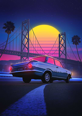 Synthwave Retro Overturn