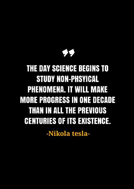 Nikola tesla quotes