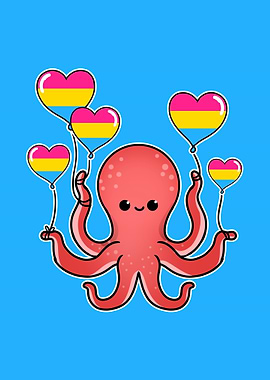Octopus Balloon Pan Pride