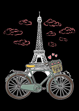 Love Paris Eiffel Tower