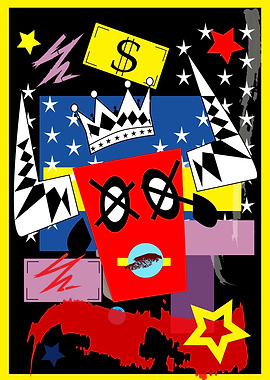 Art vector graffiti backg