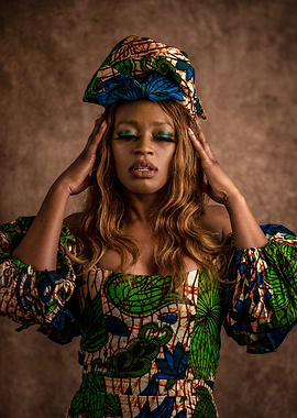 African Woman in thought